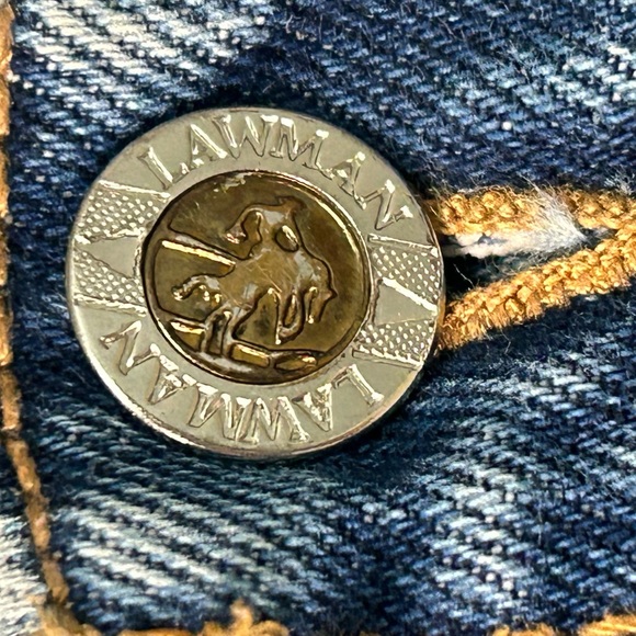 Vintage Lawman Western Jeans Women's High Waist Slim Fit Denim Rodeo Cowboy Y2K - Picture 5 of 11